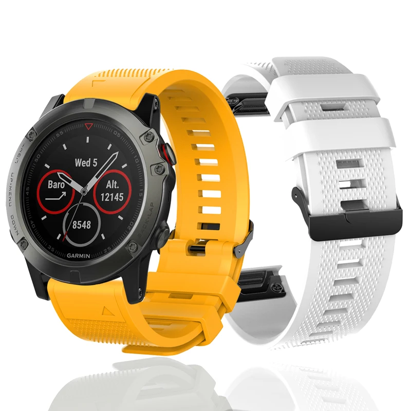 

Ремешок силиконовый для Garmin Enduro, быстросъемный браслет для наручных часов Fenix 6X Pro 5X Plus/Tactical x DELTA/MK2i/MK2/MK1 Fenix 7X, 26 мм