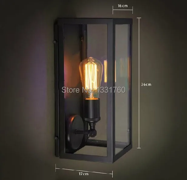 American country wall lamp metal wall light stair belcony bar hotel lobby vintageRH Filament NARROW wall sconce loft wall light