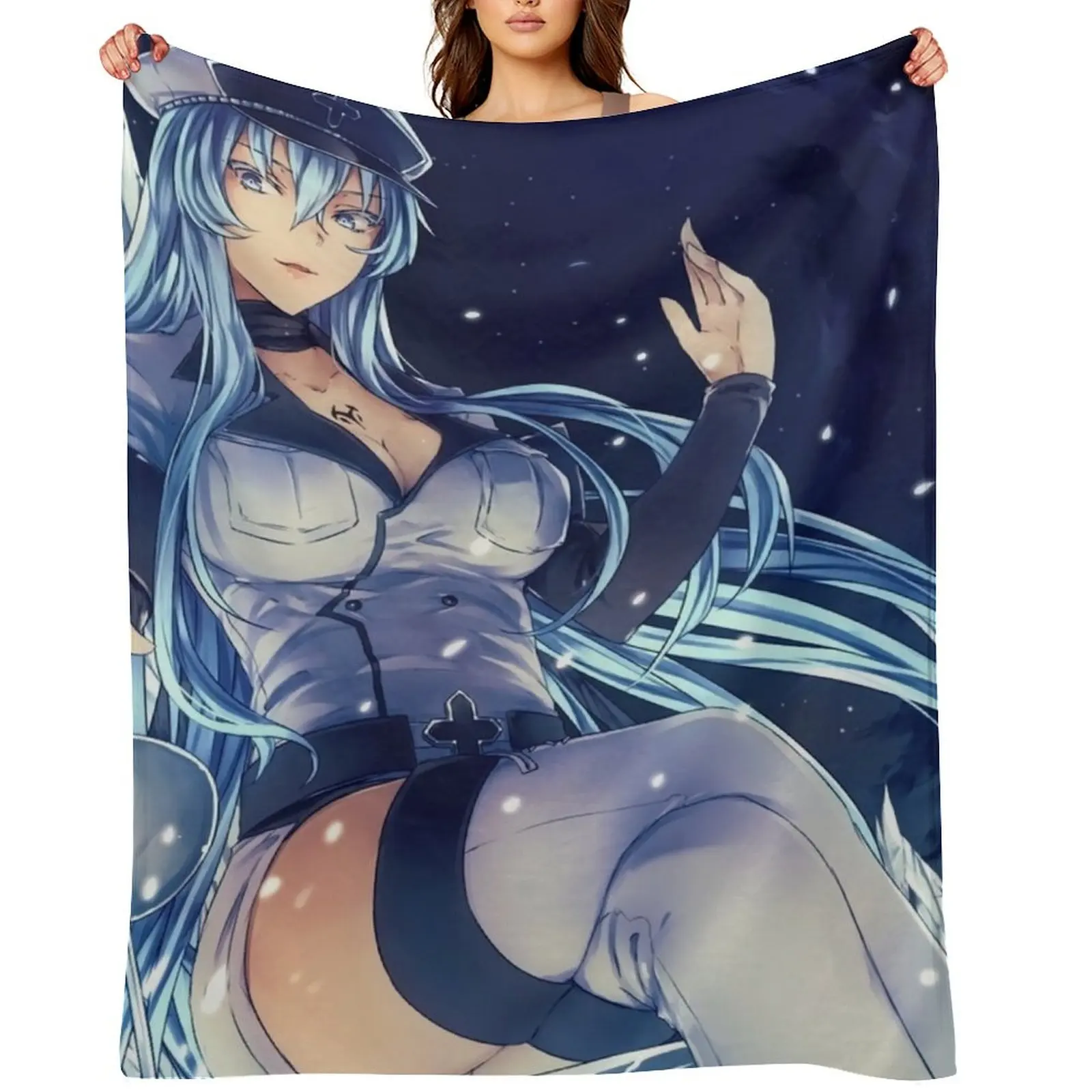 

Princes Esdeath Throw Blanket Tourist Travel Decorative Throw For Decorative Sofa Blankets