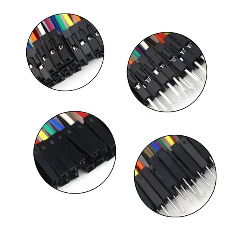 20Pin 10 سنتيمتر 20 سنتيمتر دوبونت خط ذكر إلى ذكر + ذكر إلى أنثى والإناث إلى أنثى سلك توصيل معزز دوبونت كابل لاردوينو لتقوم بها بنفسك عدة
