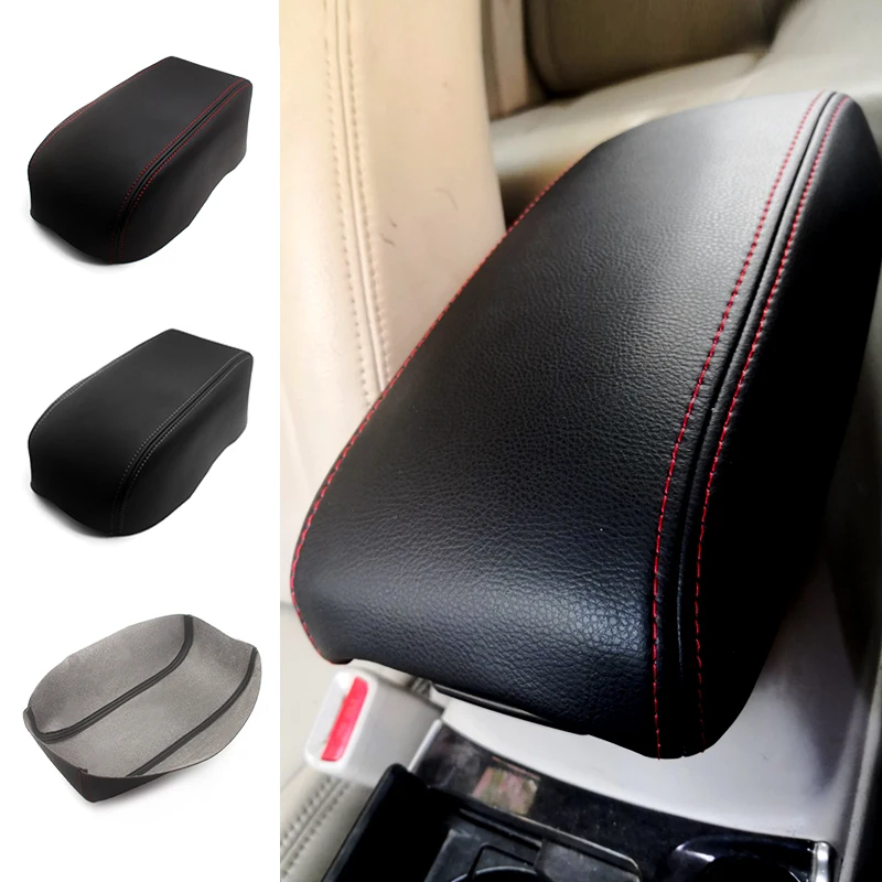 For Mazda 6 2006 2007 2008 2009 2010 2011 2012 2013 2014 2015 Microfiber Leather Car Inner Center Armrest Console Box Cover Trim - view 4