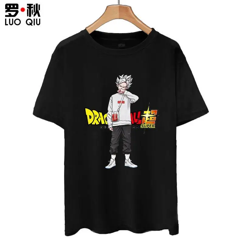

Dragon Ball Joint Name Wukong Vegeta Riman Peripheral Ins Short Sleeve T-Shirt Men's and Women's Cotton Short Sleeve Clothing