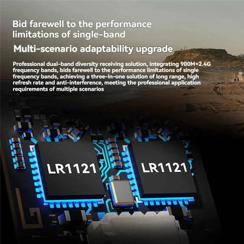 SQPP-Per BETAFPV Superx ELRS Nano Ricevitore 2.4G + 868M Dual-Band Dual-Receiver Per RC FPV A Lungo Raggio Drone Da Corsa Aereo