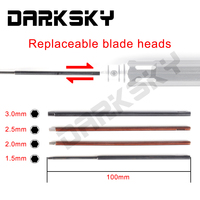 RC Cars Parts High Hardness Metal Steel 1.5/2.0/2.5/3.0mm Hexagon Socket Screwdriver Head S2 Hard Material
