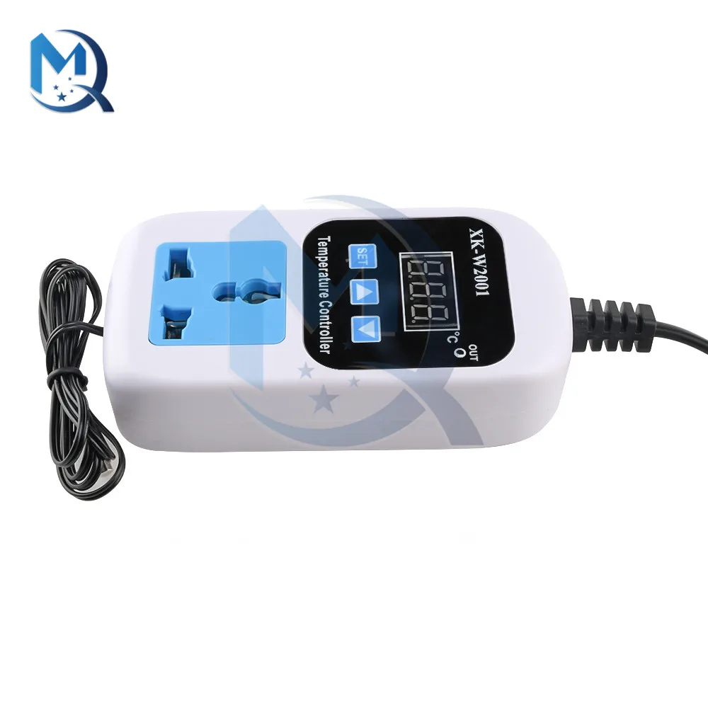 Digital LED Thermometer Temperature Controller Thermostat Incubator Control Microcomputer Delay start With Probe 110-220V 1500W