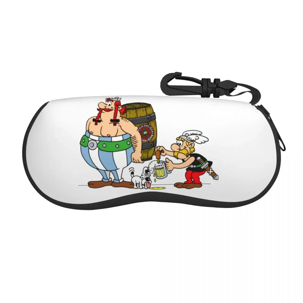 Custom Asterixs And Obelixs Adventure Comic Shell Glasses Case Unisex Cool Eyeglasses Case Sunglasses Protector Box