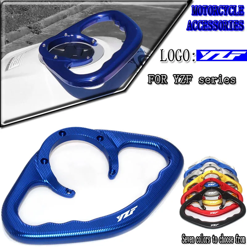 For YZF Series YZF R1 R3 R6 R7 R25 R125 Series Motorcycle CNC Passenger Handle, Fuel Tank Grab Handle, Armrest
