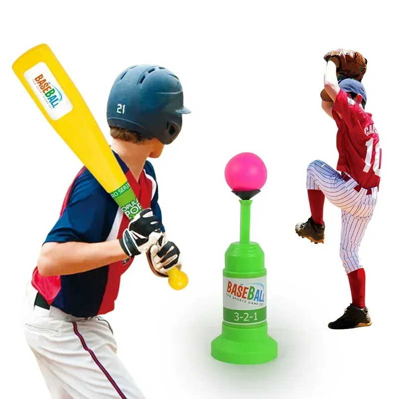 [Divertido] juego deportivo, entrenador de béisbol, pelota de expulsión automática, juguete para practicar niños, utilería de béisbol, ventilador de béisbol para niños, el mejor regalo