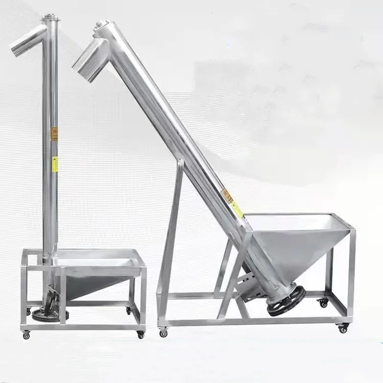 Tube Vertical Small Shaftless Auger Screw Feeder Conveyor Machine Powder