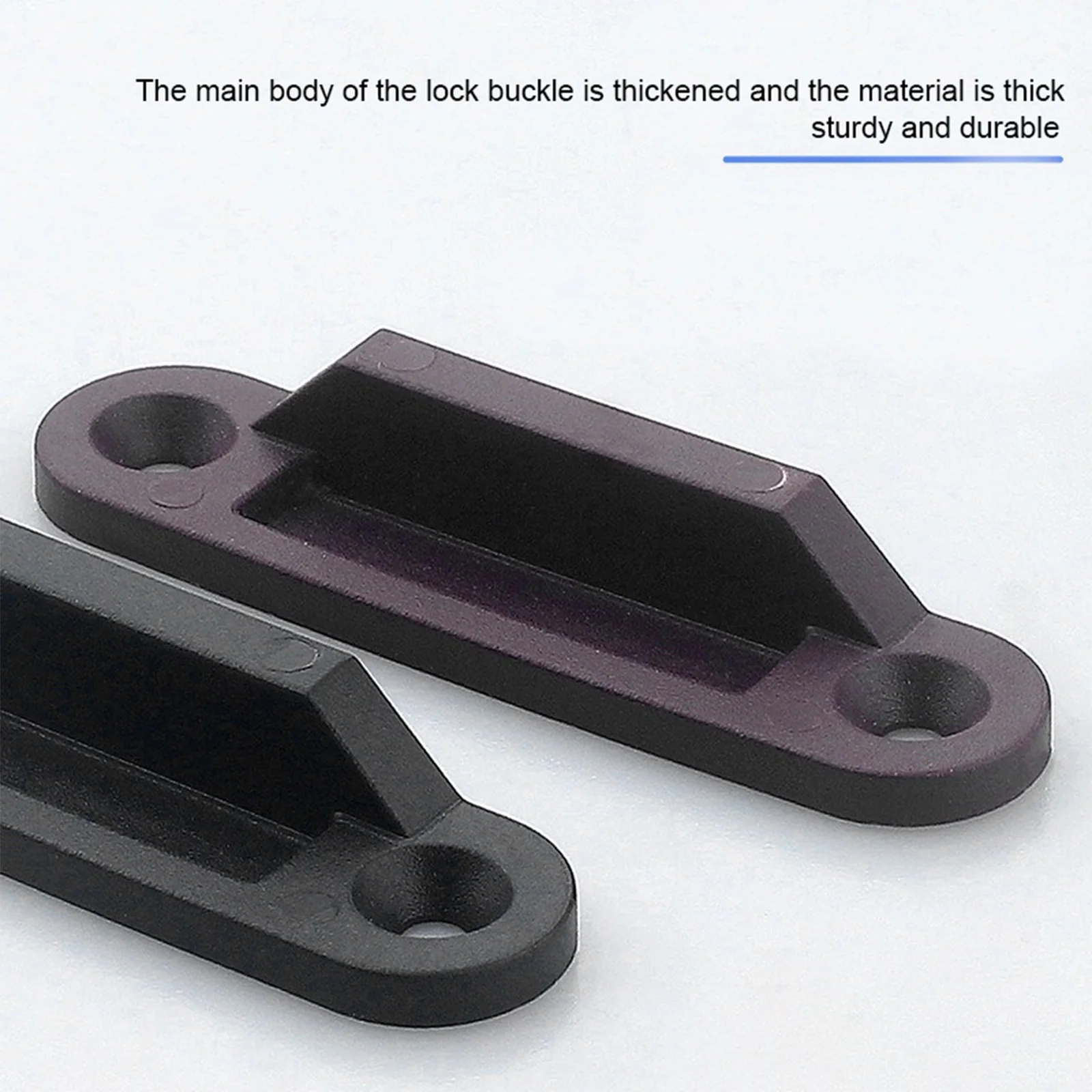 10pcs For Domestic Kitchen Bathroom Doors Multi-Purpose Safety Latch Lock With Robust Bolt Plate Suitable For Lever Locks
