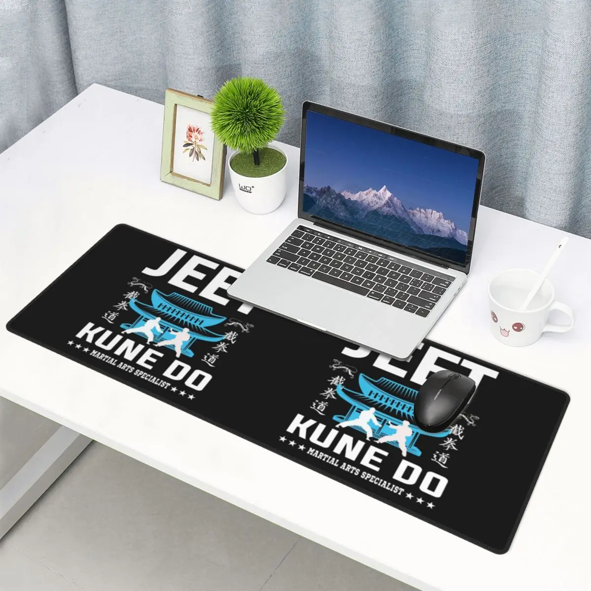 Large Mouse Pad Jeet Kune Do Dojo Design Gamer PC Laptop Mats Keyboard Carpet Computer Gaming Office Accessories Desk Mat