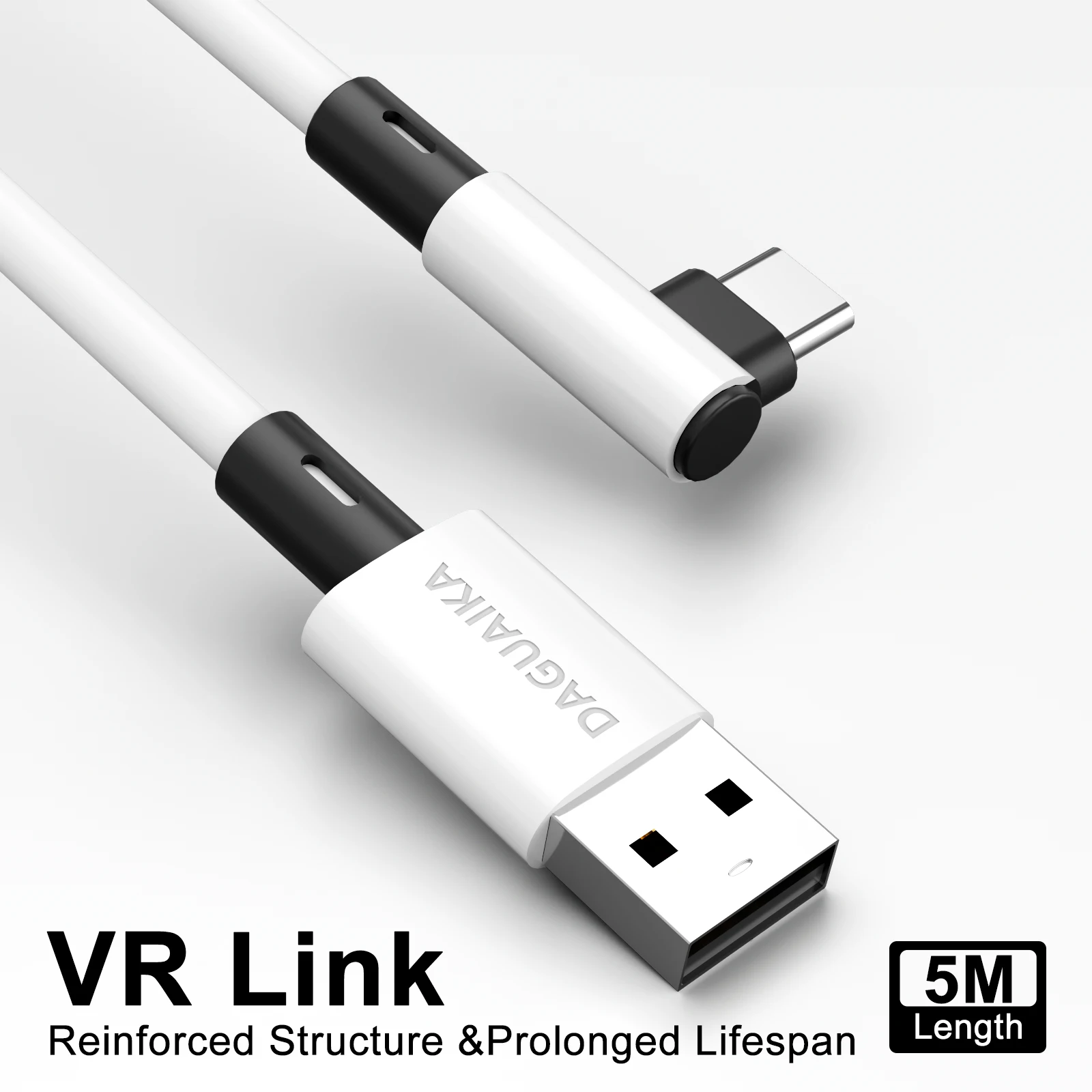 

5M Data Line Charging Cable for Oculus Quest 2 Pico 4 PS5 Accessories PC USB 3.2 Type C Charger Link Cable for Meta Quest 3 VR