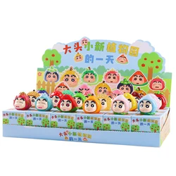 Big Head Crayon Shin Chan Fruit Park'S Day Blind Box Surrounding Trendy Play Handmade Cartoon Doll Small Gift