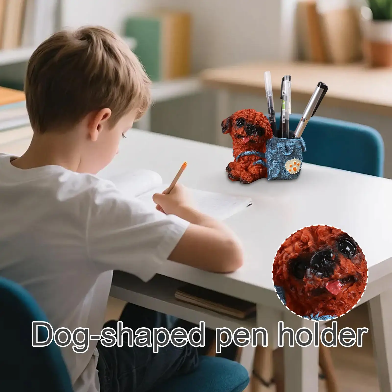 

Pencil Storage Holder Multi-Purpose Stationery Container Pen Organizer For Desk For Girls Child Students School Home Bedroom