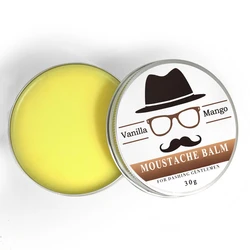 2025 Natural Beard Balm Men Beard Oil Hair Wax Product Conditioner Organic Ingredients Mustache Moisturizing Moustache Wax
