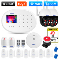 KERUI W202 WIFI GSM Alarm System Kit Home Appliance Security Protection Tuya Smart APP Support Alexa with Motion Sensor Detector