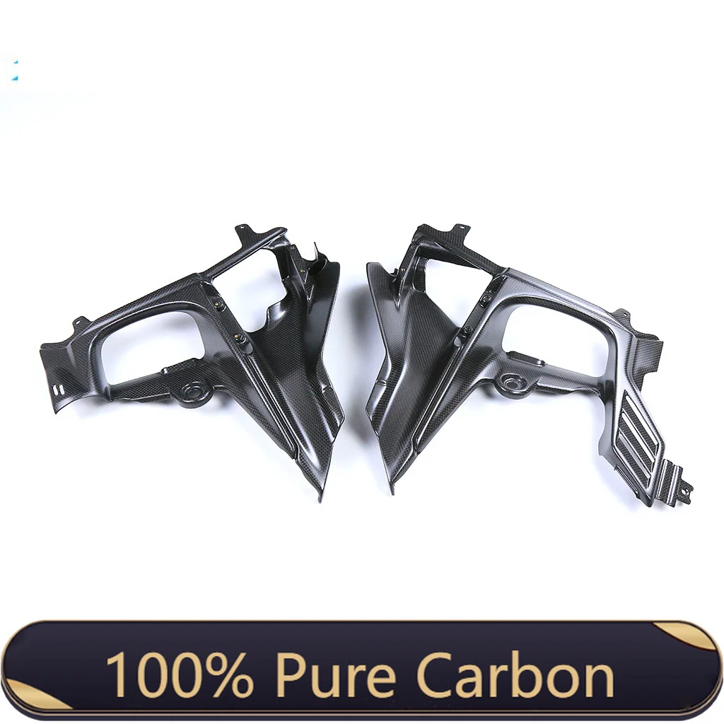 For Ducati Streetfighter V4/S 2021 2022 2023 2024 100% Full 3k CARBON FIBER Motorcycle Upper Side Fairings Body Fairings Kit