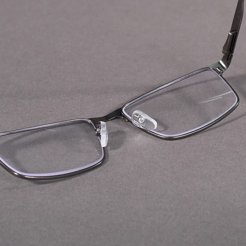 Mai Blume Übergroße Metall Lesebrille Für Männer Rezept Brillen Blau Licht Blockieren Business Platz Brillen Rahmen + 75 – Detail 18