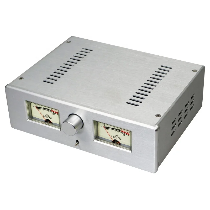 brz hifi Wholesale Price 2608 Power Audio Amplifier Chassis All Aluminum Alloy Amp Chassis Preamplifier Case Silver Aluminum Cas