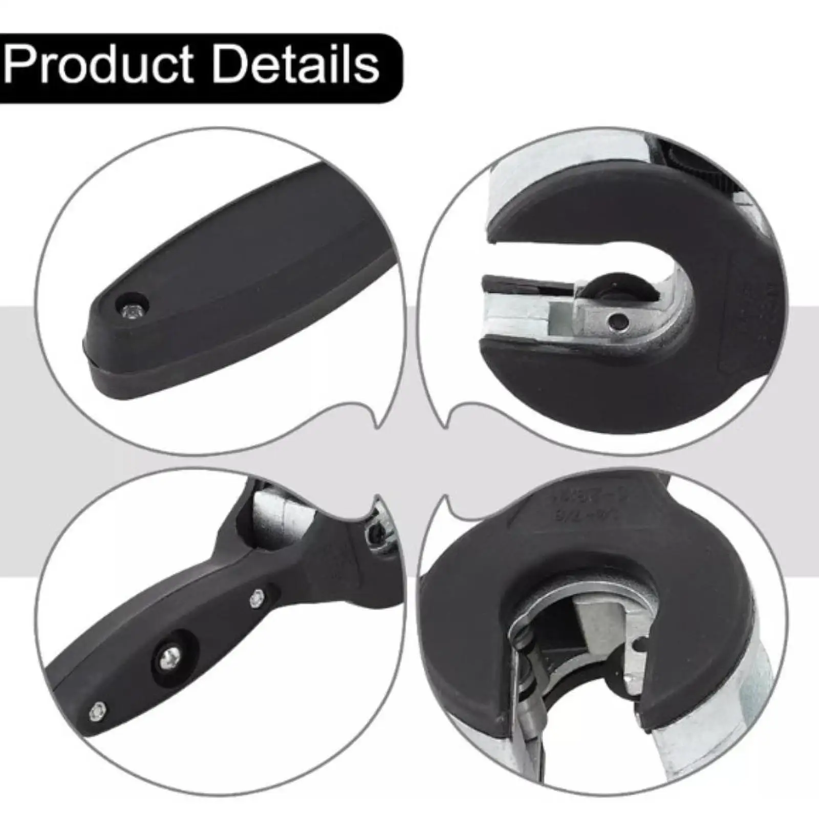 Nylon Ratcheting Tubing Cutter Lightweight Pipe Cutting Tool for Copper Tube Rolling and Repair Work