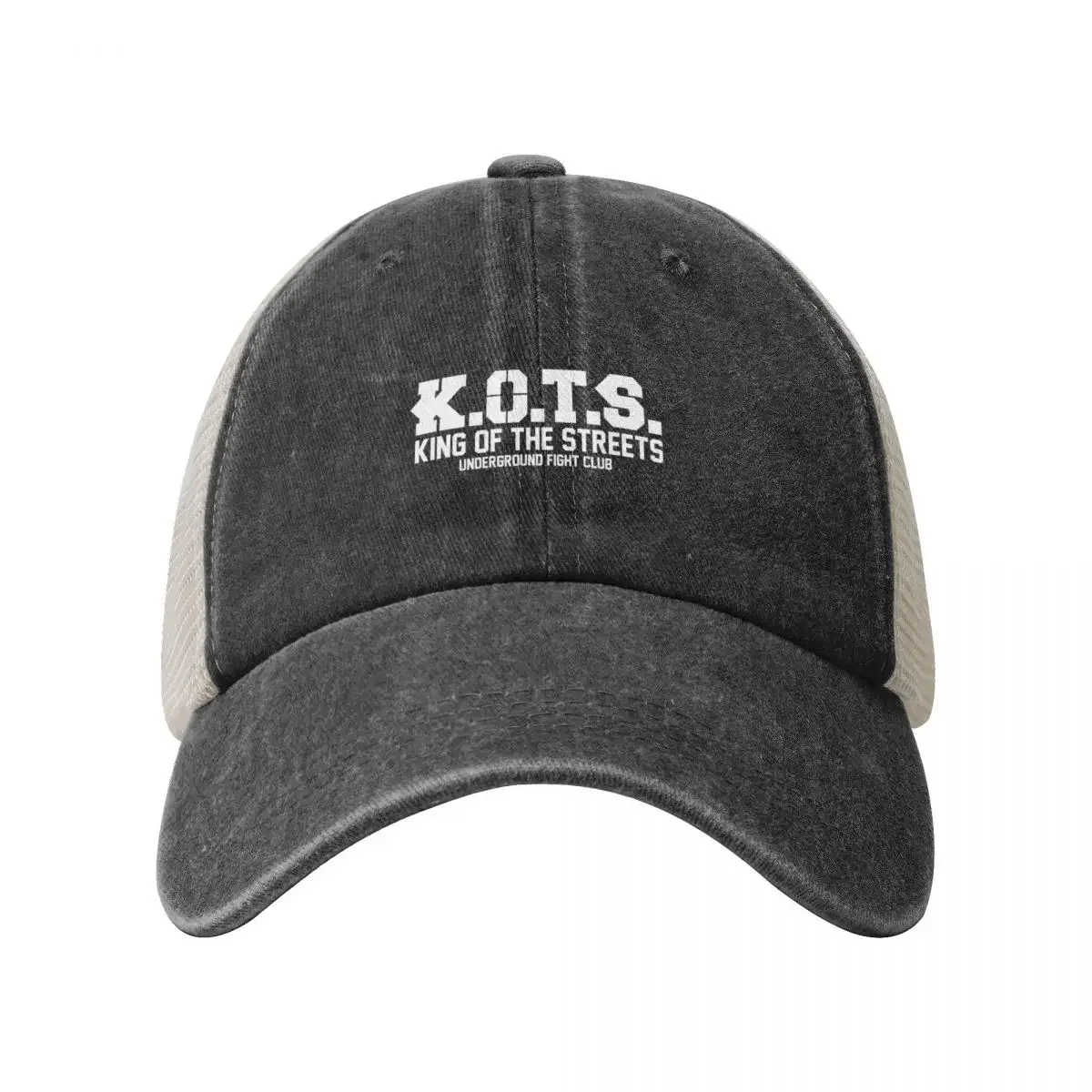 KING OF THE STREETS K.O.T.S. - Underground Fight Club Baseball Cap Fishing cap Rave hard hat Boy Child Women's