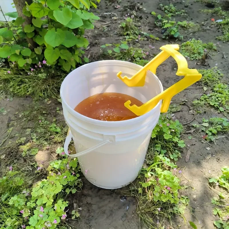 Gallon Bucket Rack with Frame Grip Beekeeping Honey Collection Equipment Ideal for Bee Supplies And Garden