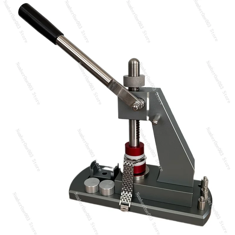 Watch repair tool, cap press, watch back cover, bottom cover press arched glass, heavy duty universal with scale cap press