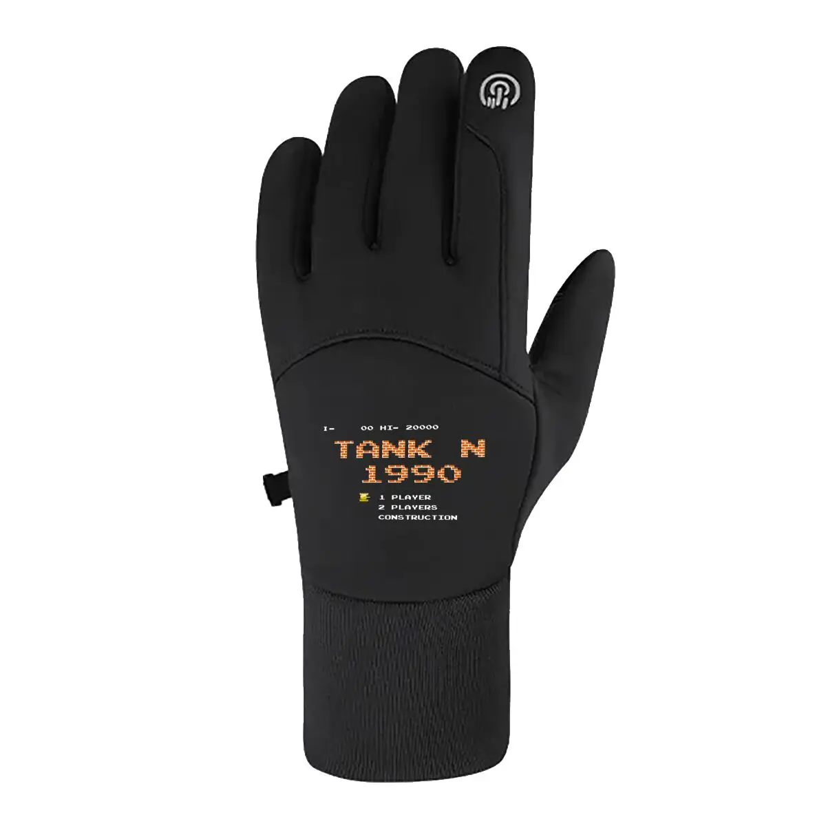 

Танк 1990-х годов в стиле ретро, тематический дизайн, спорт на открытом воздухе, бег, мотоцикл, лыжные перчатки с сенсорным экраном