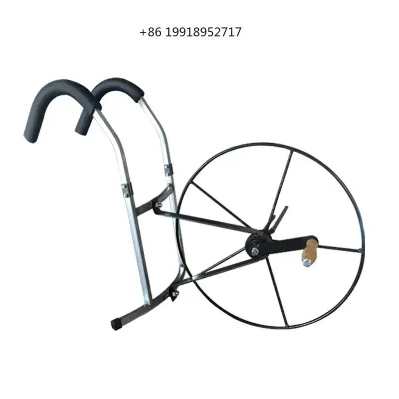 Shoulder Backpack Hand Crank Hose Reel Farm Irrigation Fire Water Belt Retractable Winding Storage Rack JJ515