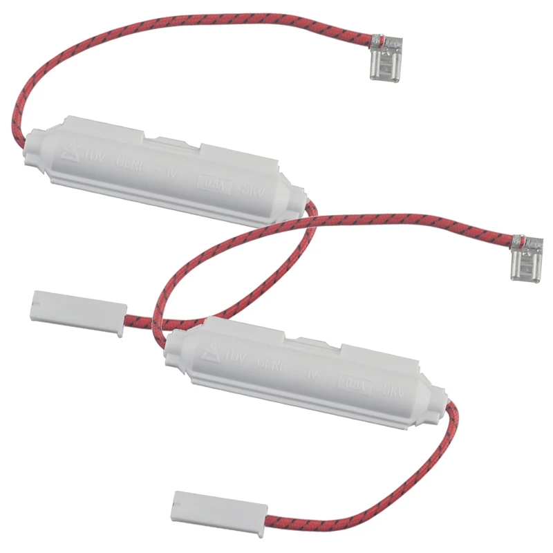 2 Pieces Microwave Oven Fuses Ensuring Smooth Operation Microwave Oven Insurance Microwave Oven Accessory Metal Material