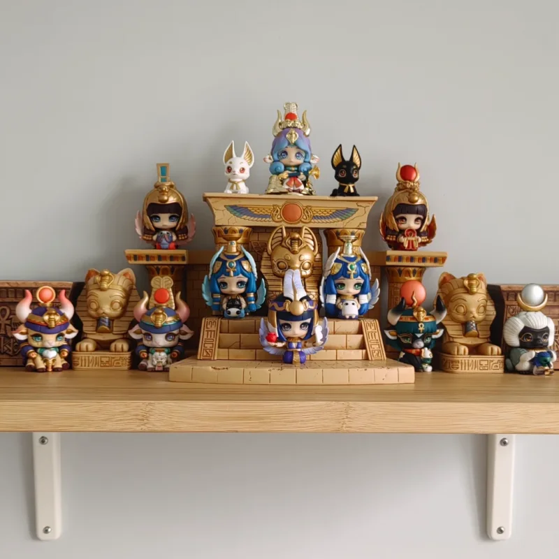 Echtes Aaru Garden Series 2-Blindbox-Spielzeug, ägyptische Figur, Caja Mystery Box, Misteriosa, schönes Spielzeugmodell, Geburtstagsüberraschungsgeschenk