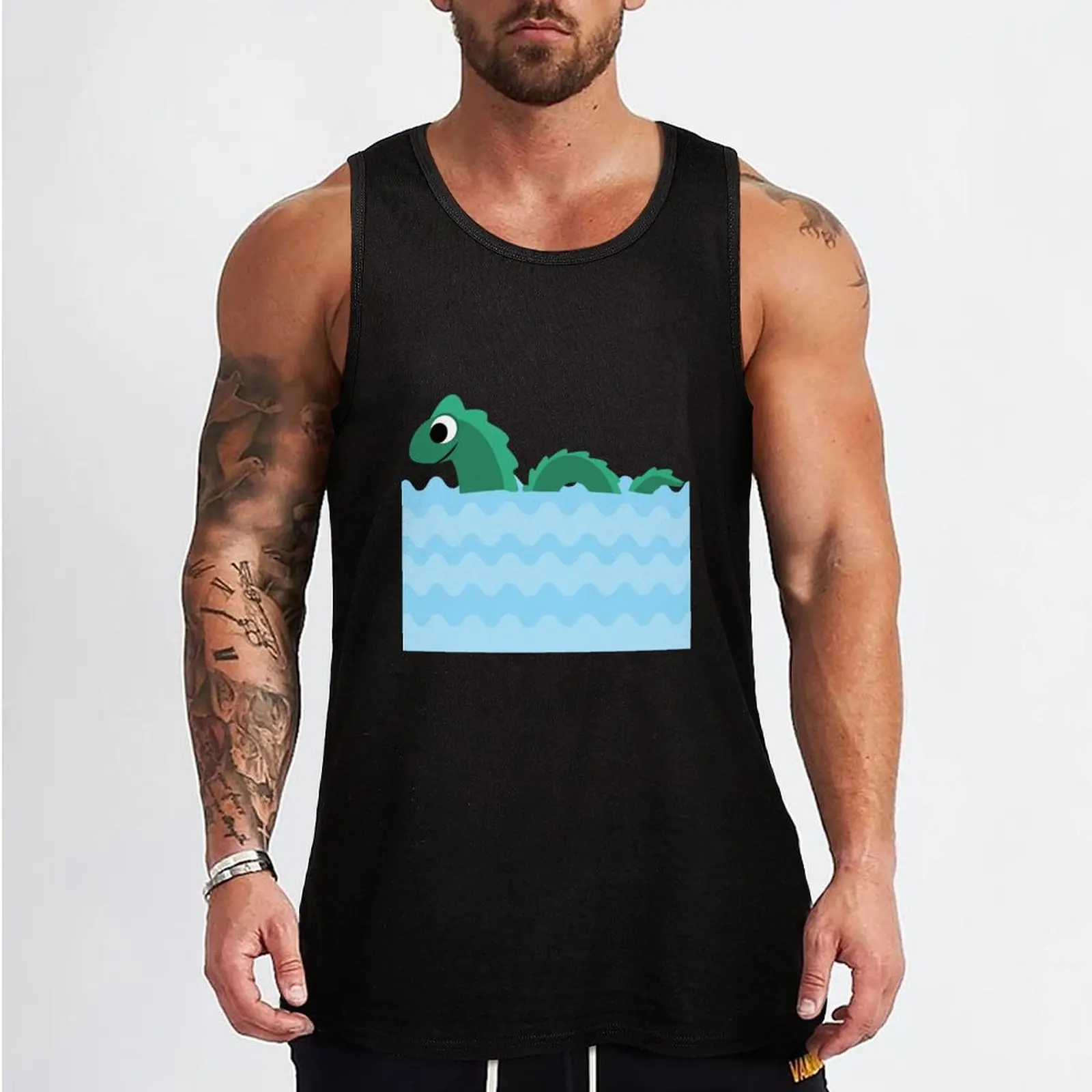 Mysterious Sea serpent Tank Top Bodybuilding clothing man summer Men's tops singlet for men sleeveless shirt man