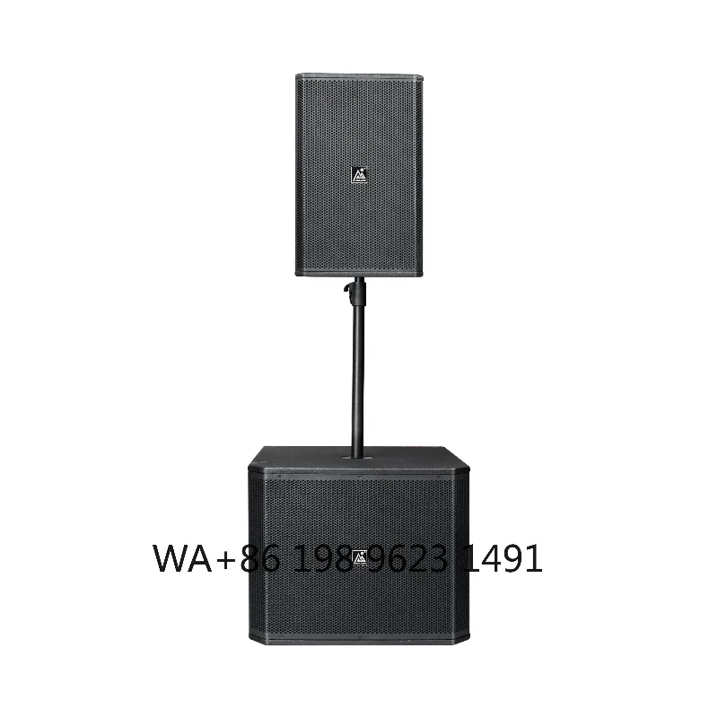 12 Inch Active Speaker 18 Inch Subwoofer Class D Portable Professional Audio for Outdoor Party Stage Live