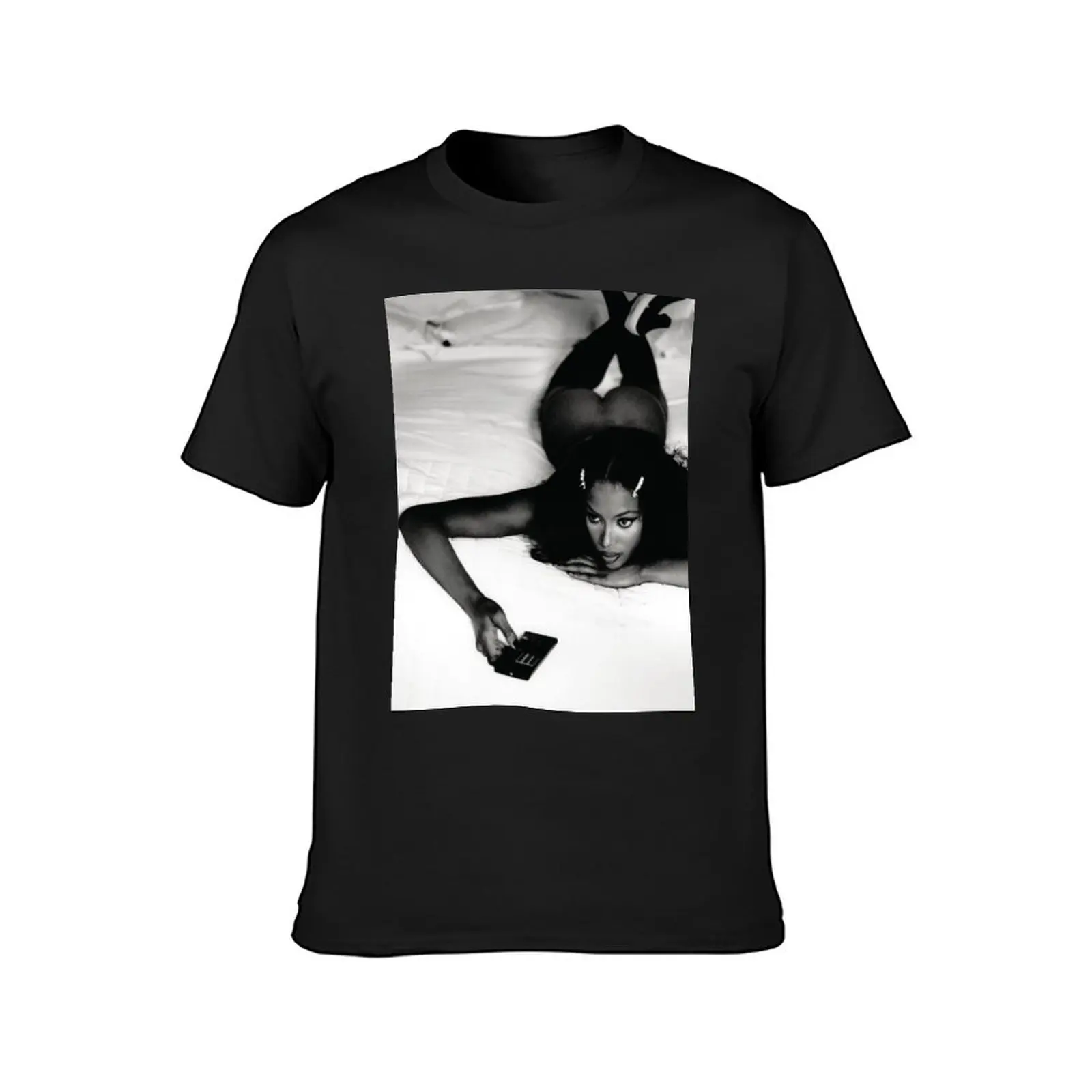 Naomi Campbell : Bedroom Eyes T-Shirt tops summer clothes Aesthetic clothing sports fans men clothes