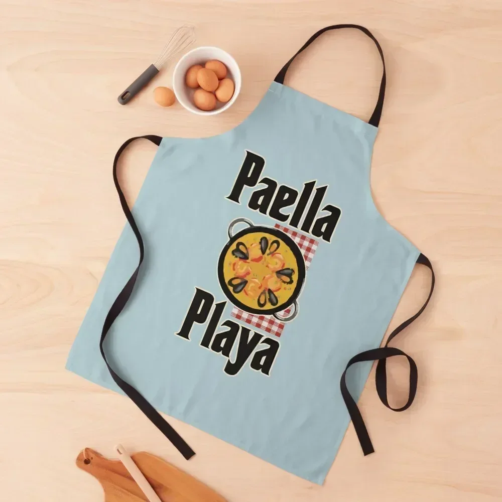 

Paella Playa - Chefs Kiss Approved Apron women's work Waterproof Kitchen For Women For Nail Stylist Household Items Apron