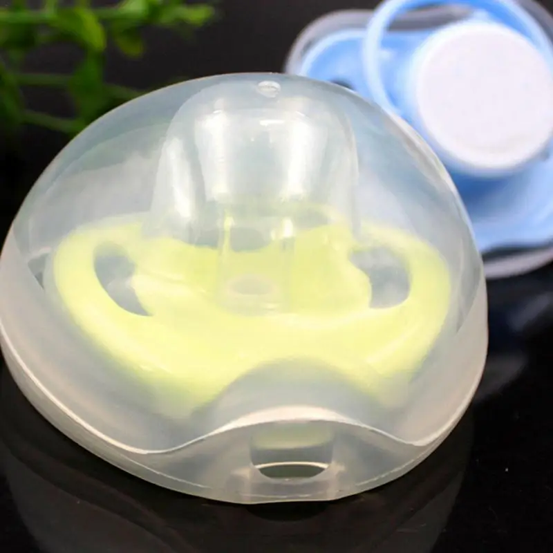 Baby Pacifier Box Infant Portable Soother Container Storage Case Travel Pacifier Storage Box Baby Breast Feeding Nipples Supply