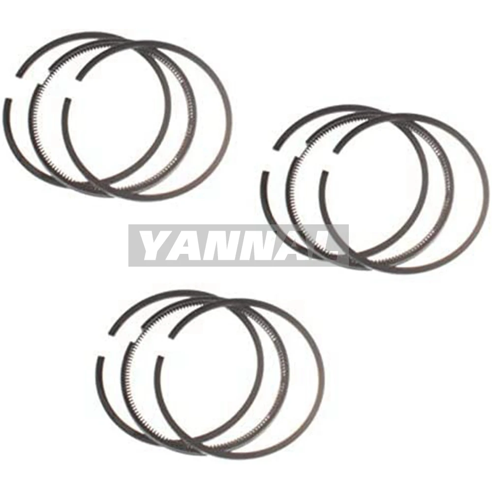 

HOT SALE 3 SETS FOR MITSUBISHI S3L S3L2 SKID STEER LOADER PISTON RING SET 31A17-00010