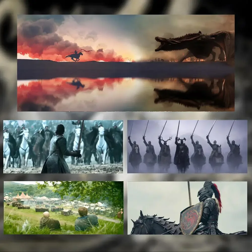 Series Character A Knight Of The Seven Kingdoms Mouse Pad Large Thick Desk Pad Stitched Edges Gaming Mouse Mat for PC