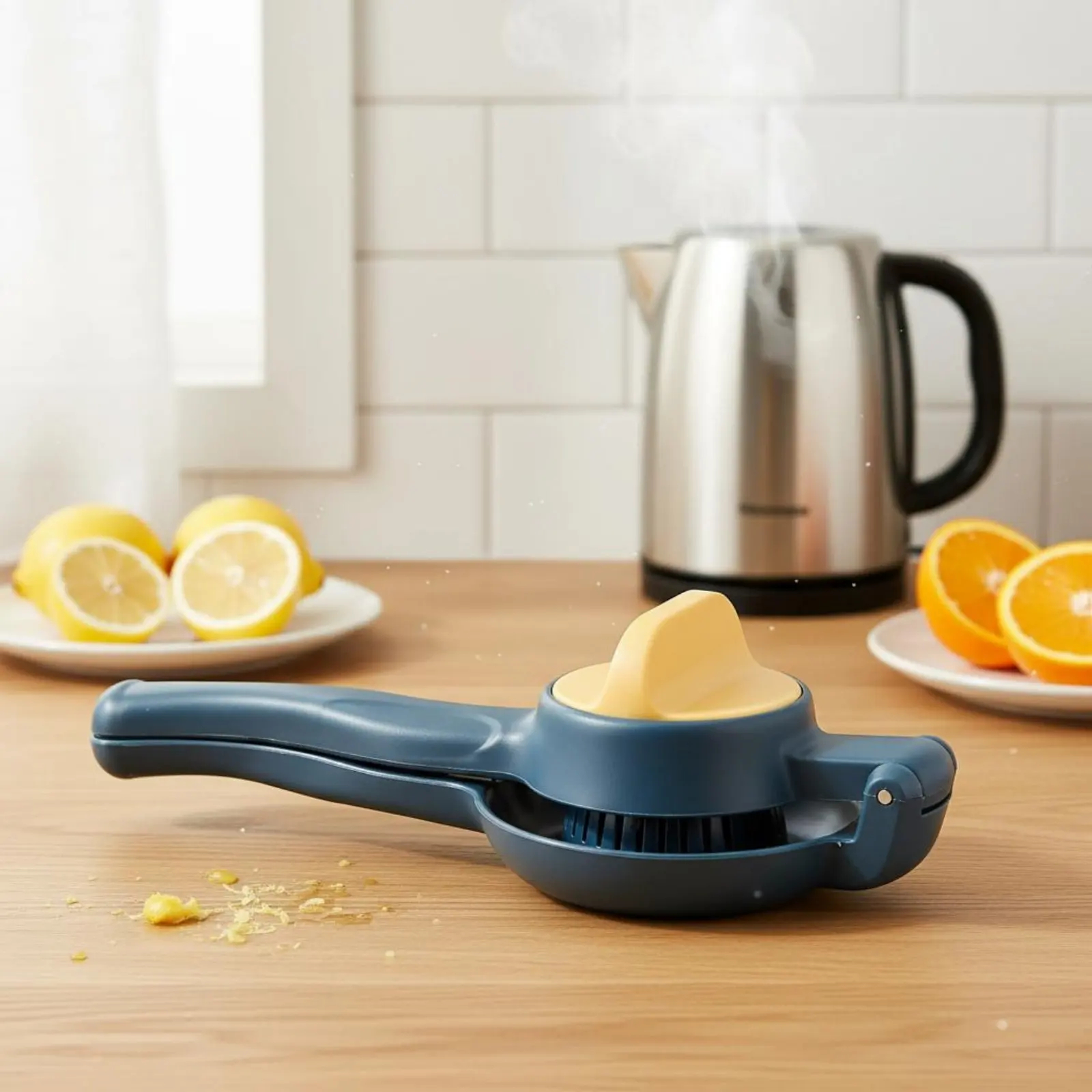 Orange Juicer Portable Lemon Press Citrus Juicer No Mess Hand Juicer Heavy Duty