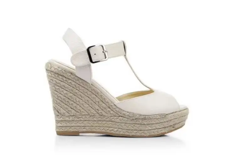 30-43 estate donna Open Toe scarpe principessa T cinturino fibbia zeppa sandali tacco alto taglia 30 31 32 33 a 41 42 43