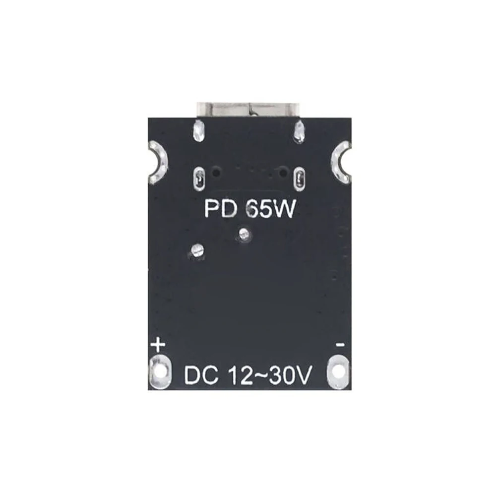 DC12-30V Mini 65W Fast Charge Module Multi-protocol Supports PD2.0/PD3.1PPS Output Protocol Type-C Interface Board For FCP SCP