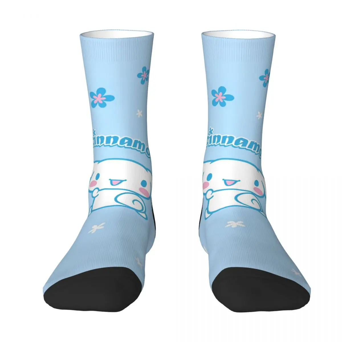 Sanrio Cinnamoroll Cute Cartoon Socks Men's Women's Polyester Fashion Socks Harajuku Spring Summer Autumn Winter Socks Gifts