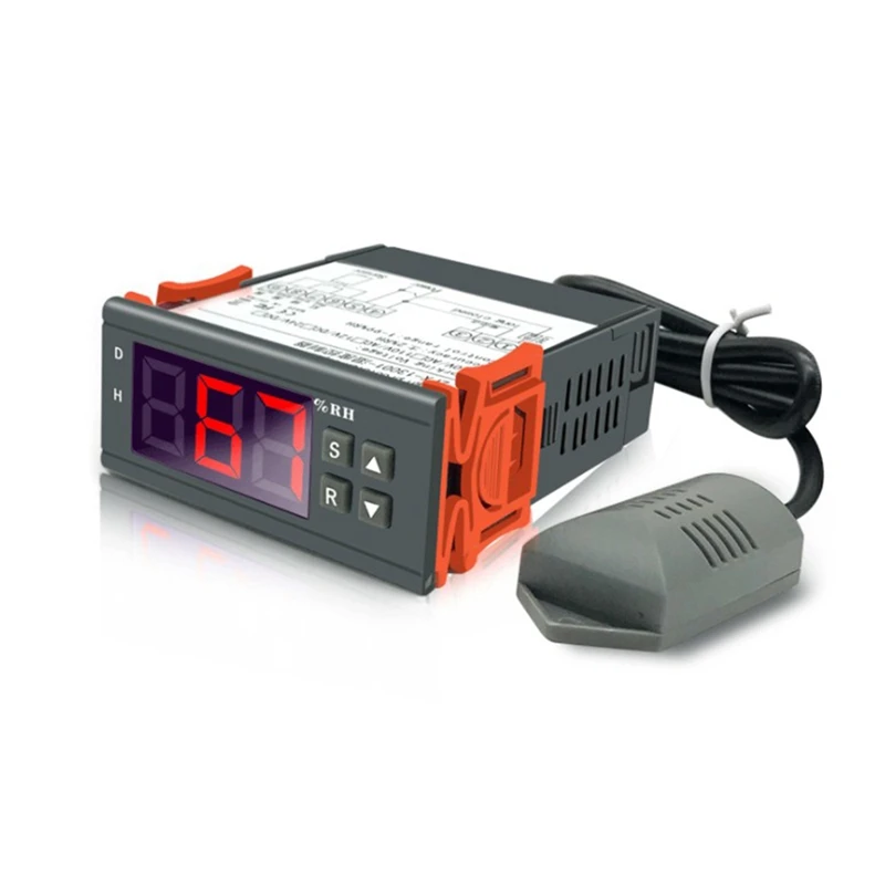 

ZFX-13001 Humidity Controller Hygrometer Controller 1%-99% RH 220V 10A Hygrostat Humidistat PU Delay Protection Function