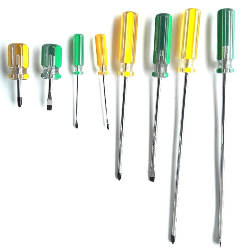 

Damaly, Color Bar Batch, Two-color Transparent Handle Screwdriver Set, One-word Cross Screwdriver Screwdriver