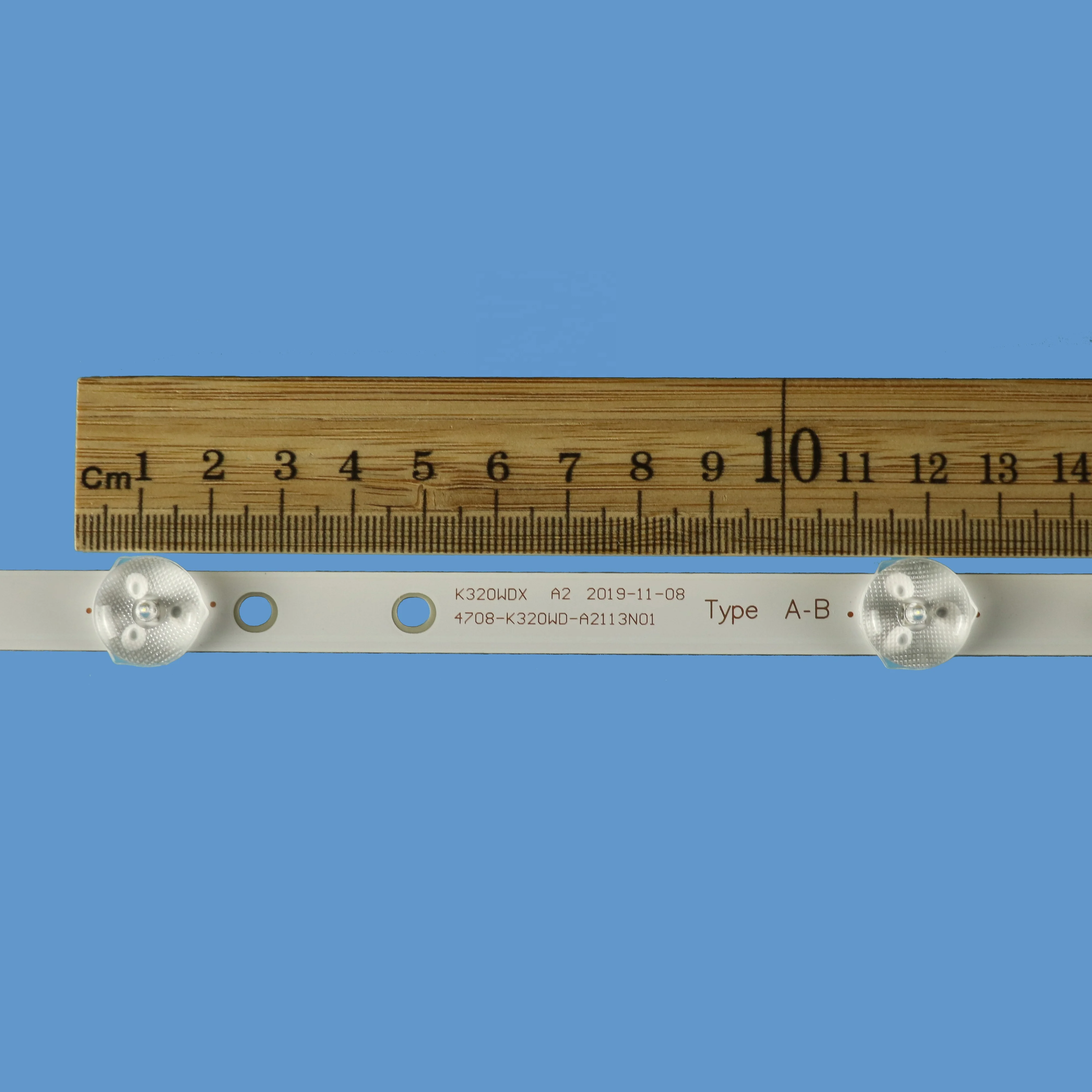 Tira de luz de fundo de TV para TV, tipo A-B, 6LED para 32 \