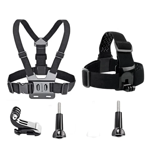 Correa de pecho para Gopro Hero 12, 11, 9, 8, 7, 6, 5 + 4, Xiaomi Yi 4K, arnés de pecho para cámara de acción, accesorios deportivos insta360