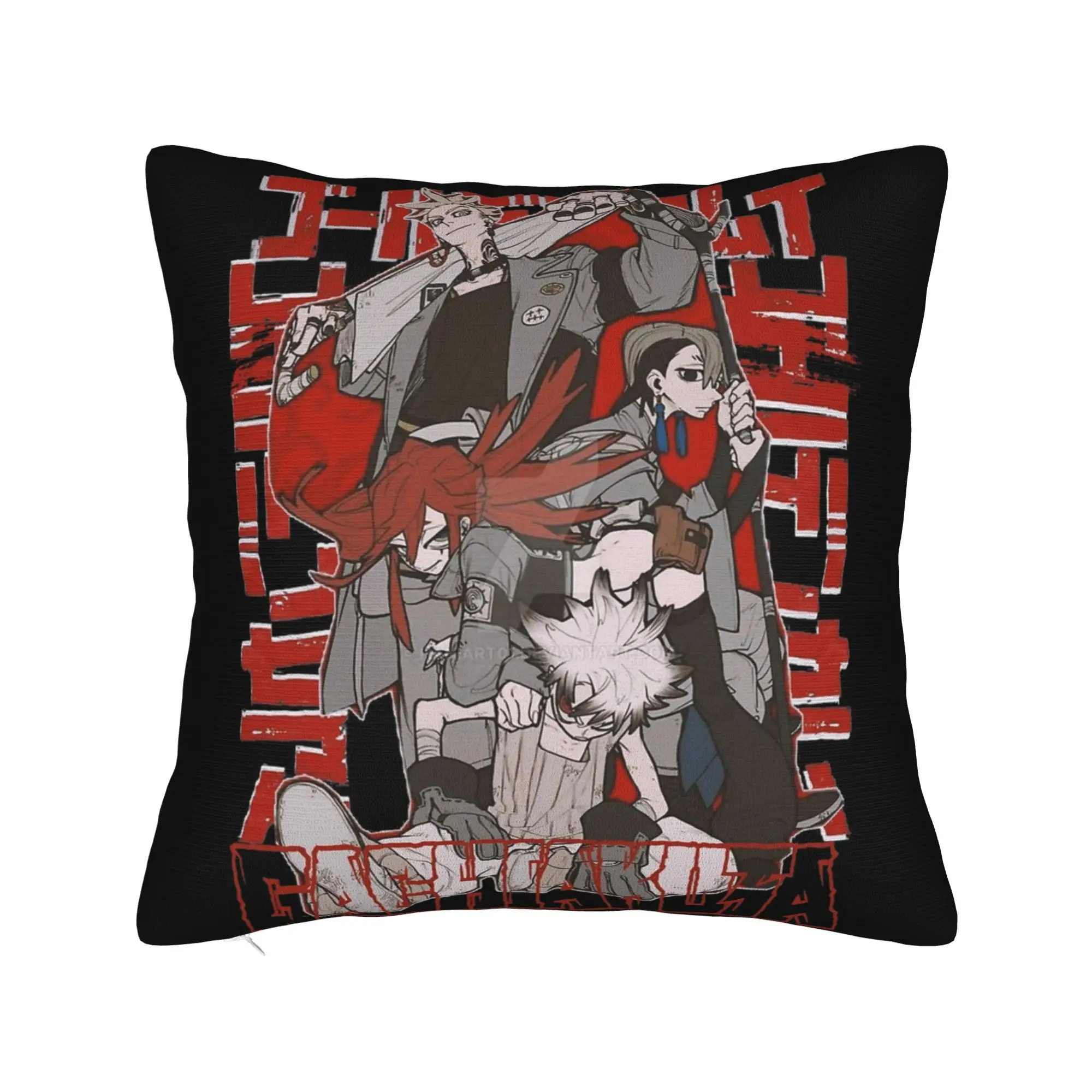 Gachiakuta Pillowcase Printed Polyester Cushion Cover Decorative  Pillow Case Cover Home Square 40*40cm