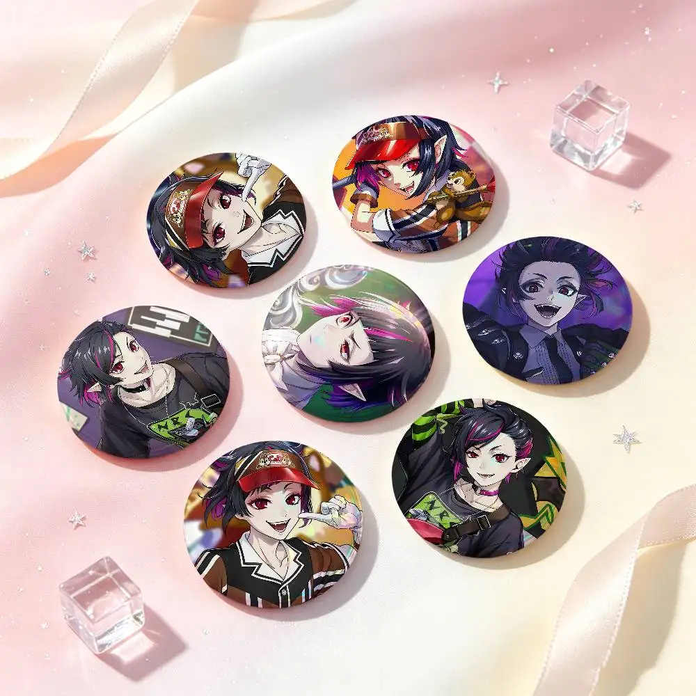 Anime Game TWST Lilia Vanrouge Badges Button Round Creative Pin Brooch Badge Bag Decor Accessories Fans Collect Friends Gifts