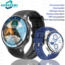 Reloj inteligente de negocios X con memoria de 4GB, dispositivo con Bluetooth, llamadas, música, reproducción de vídeos, para Huawei y Xiaomi, novedad de 2024