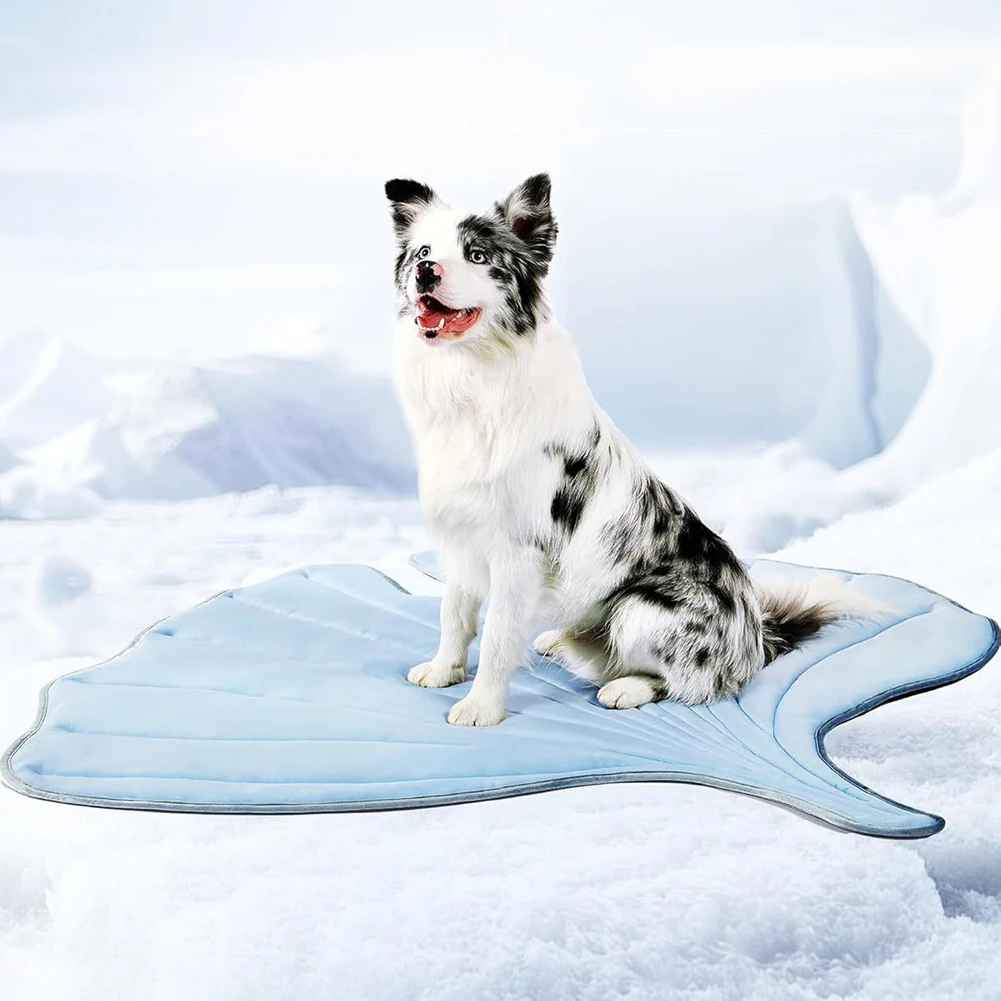 Self Cooling Ice Pad For Indoor Pets Instants Cooling Tech For Summer Comfort Cozy Bedroom Corner